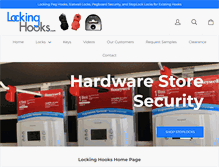 Tablet Screenshot of lockinghooks.com